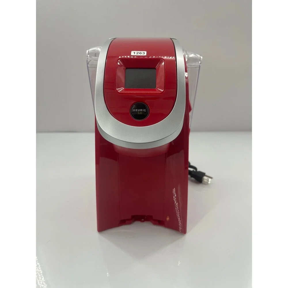 Keurig 2.0 K200 Plus Series Single Serve Coffee Maker Red K-Cup‎ Pod Brewer